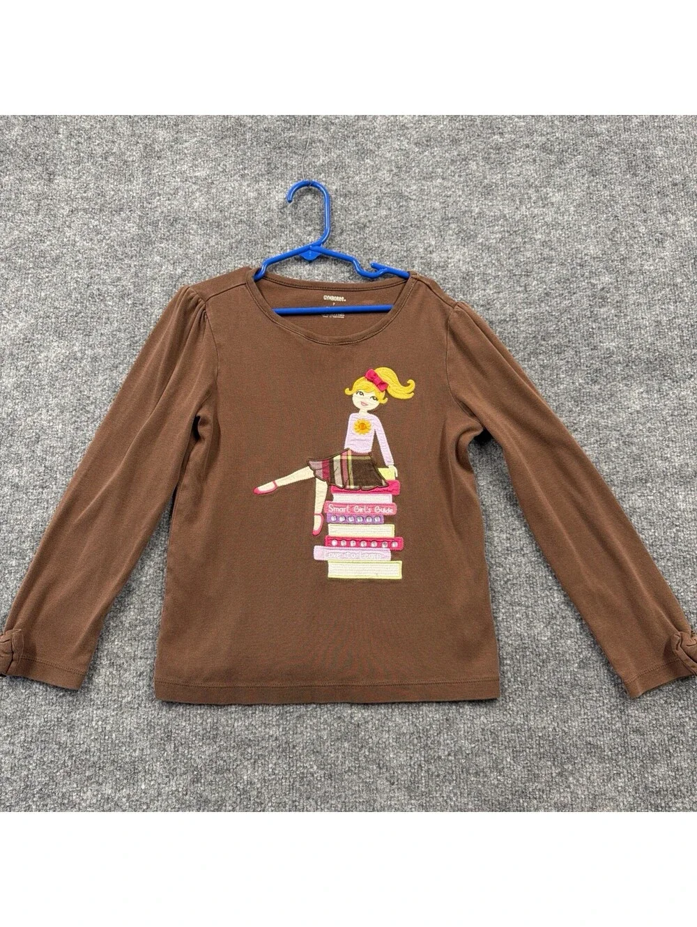Girls gymboree Brown Long Sleeve Shirt Size 7